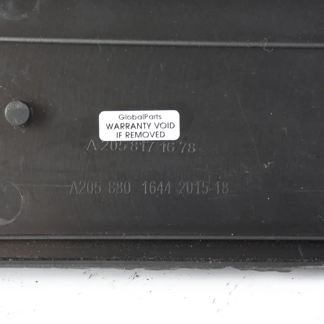 Mercedes W205 Nummernschildhalter Leiste Halterung Vorne A2058801644 - SKU A2058171678 - Teilenummer A2058171678