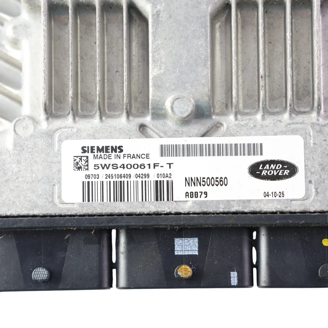 Centralina Motore 276DT 190HP Automatico per Land Rover Discovery 3 L319 con numero di parte NNN500560 Land Rover Discovery 3 L319 Centralina Motore 276DT 190HP Automatico - SKU NNN500560 - Numero di parte NNN500560