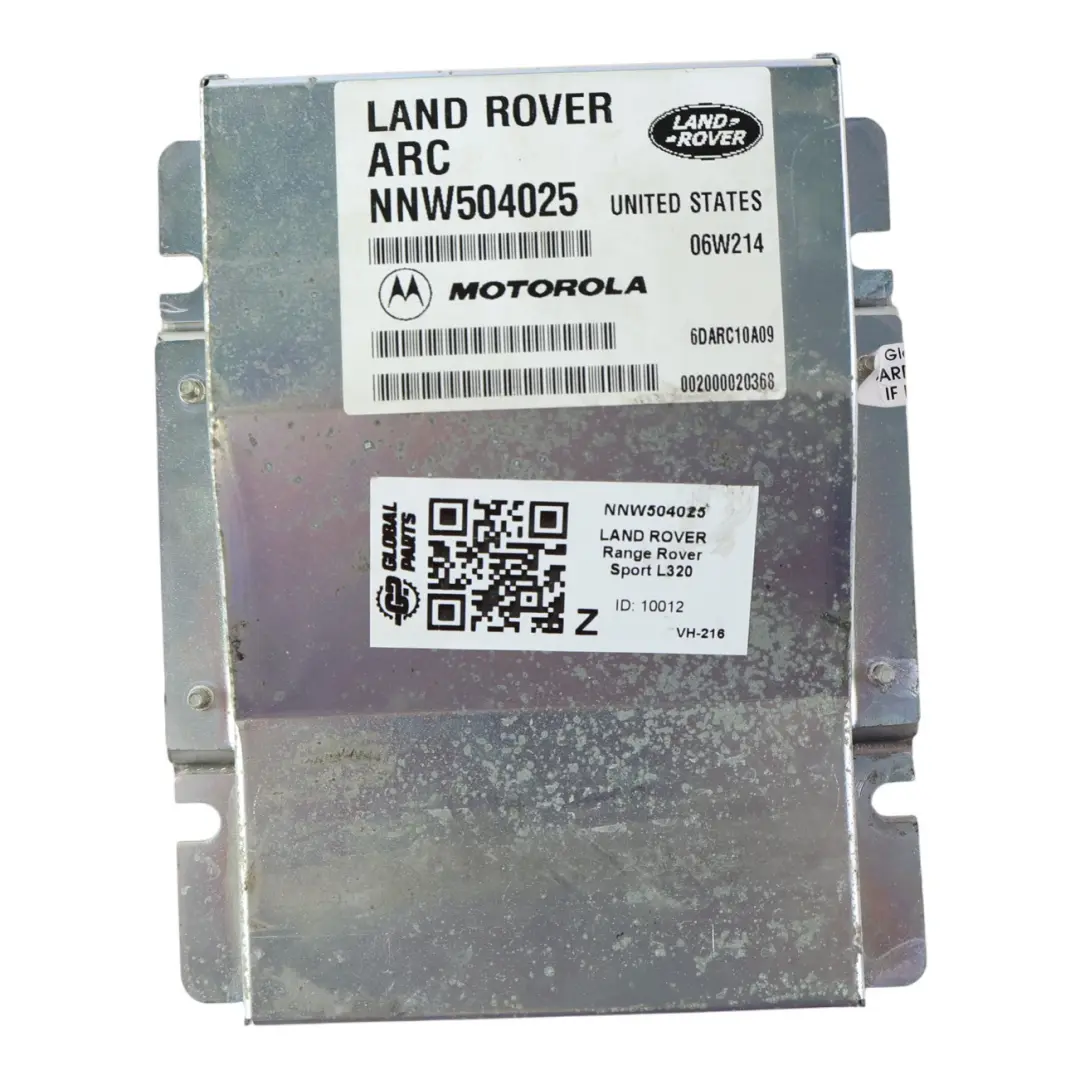 Modulo Centralina Sospensioni Pneumatiche ARC per Range Rover Sport L320 con numero di parte NNW504025 Range Rover Sport L320 Modulo Centralina Sospensioni Pneumatiche ARC - SKU NNW504025 - Numero di parte NNW504025
