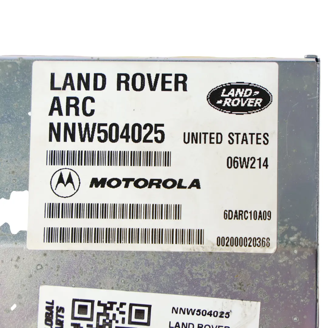 Suspension ARC Control Unit Module to Range Rover Sport L320 Air with Part number NNW504025 Range Rover Sport L320 Air Suspension ARC Control Unit Module - SKU NNW504025 - Part number NNW504025