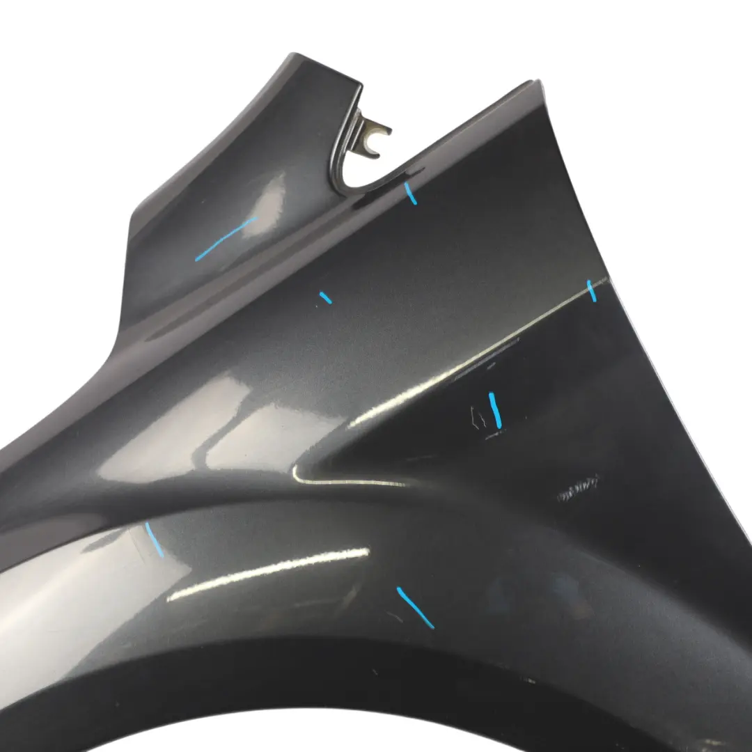 Ford Focus Mk2 Side Panel Front Left N/S Wing Fender Sea Grey Metallic - 6D - SKU P8M51-A16009-AE-SEA - Part number P8M51-A16009-AE