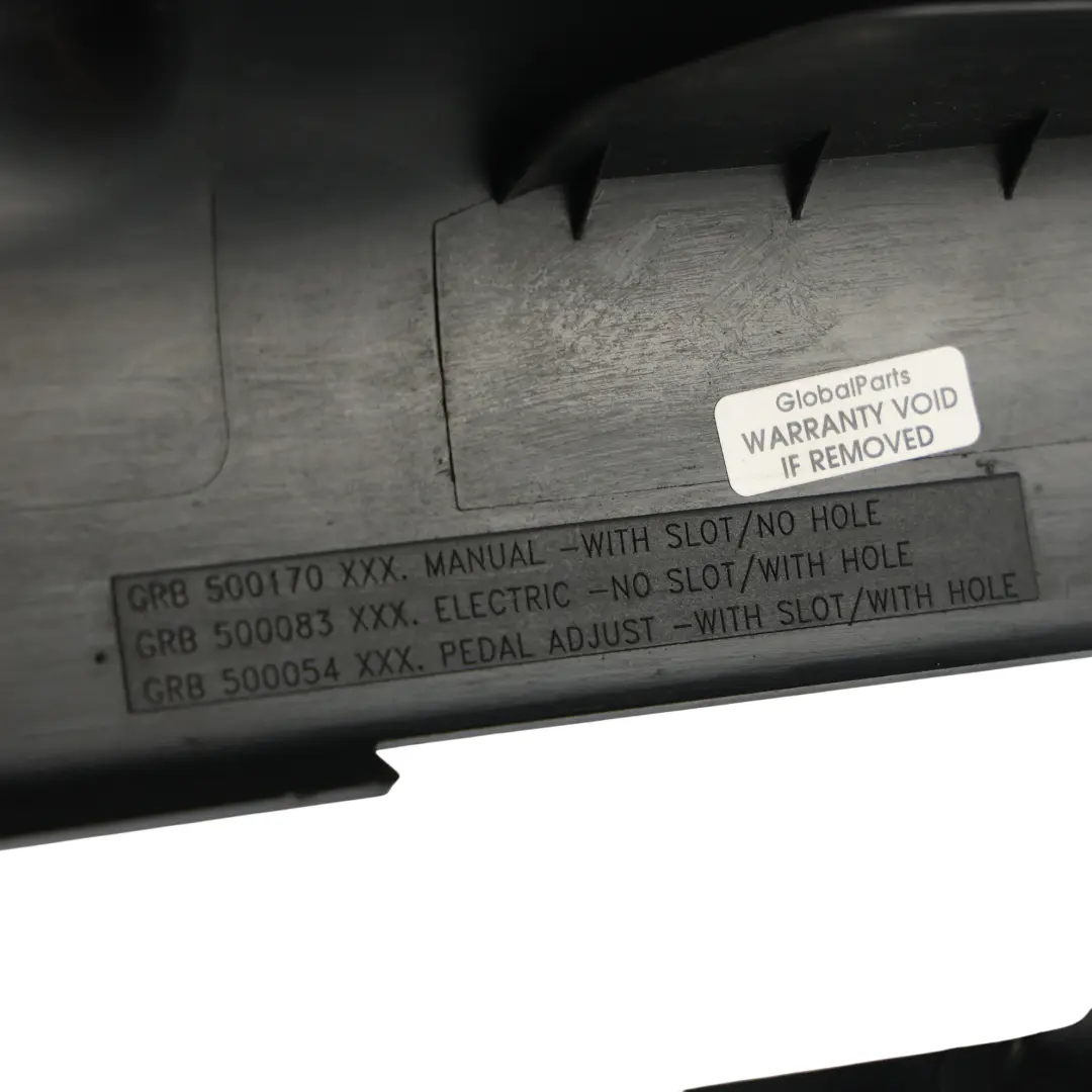 Copertura Colonna Sterzo Inferiore per Range Rover Sport L320 con numero di parte QRB500180PVJ Range Rover Sport L320 Copertura Colonna Sterzo Inferiore - SKU QRB500180PVJ - Numero di parte QRB500180PVJ
