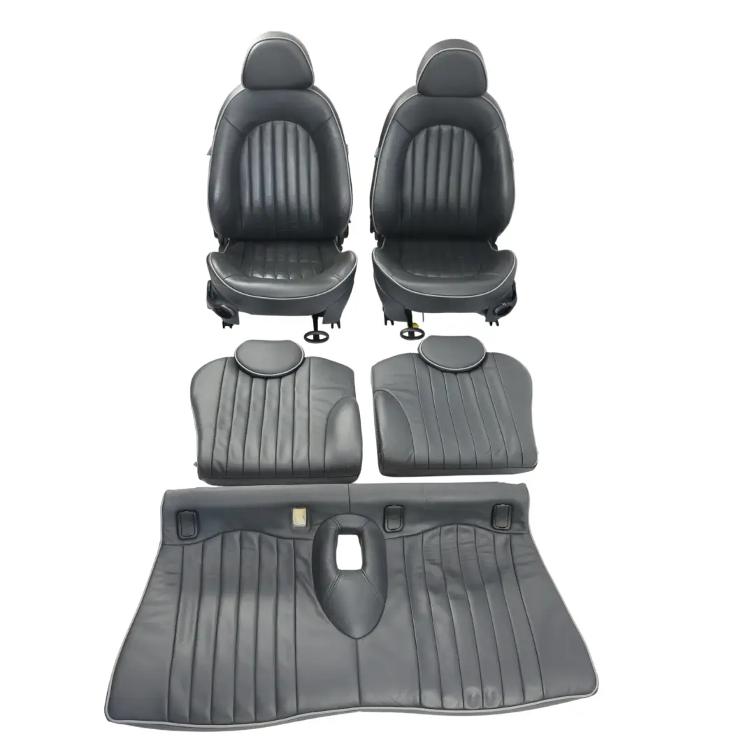 Leather Seats Heated English Park Lane Panther Black Front Rear Seat to Mini R50 with Part number R50 Seats Set Park Lane English Panther Mini R50 Leather Seats Heated English Park Lane Panther Black Front Rear Seat - SKU R50-Seats-Set-Park-Lane-English-Panther - Part number R50 Seats Set Park Lane English Panther