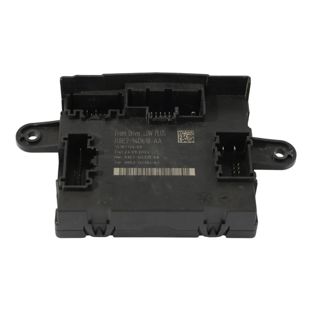 Front Door Control Unit ECU Driver's Side to Range Rover Evoque L551 with Part number R8E2-14D618-AA Range Rover Evoque L551 Front Door Control Unit ECU Driver's Side - SKU R8E2-14D618-AA - Part number R8E2-14D618-AA