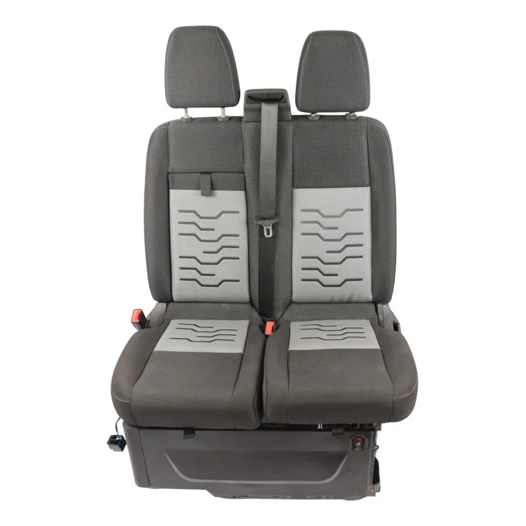 Ford Transit Custom Front Double Seat Passenger Side Left N/S Fabric Grey - SKU RHD-1901148 - Part number 1901148