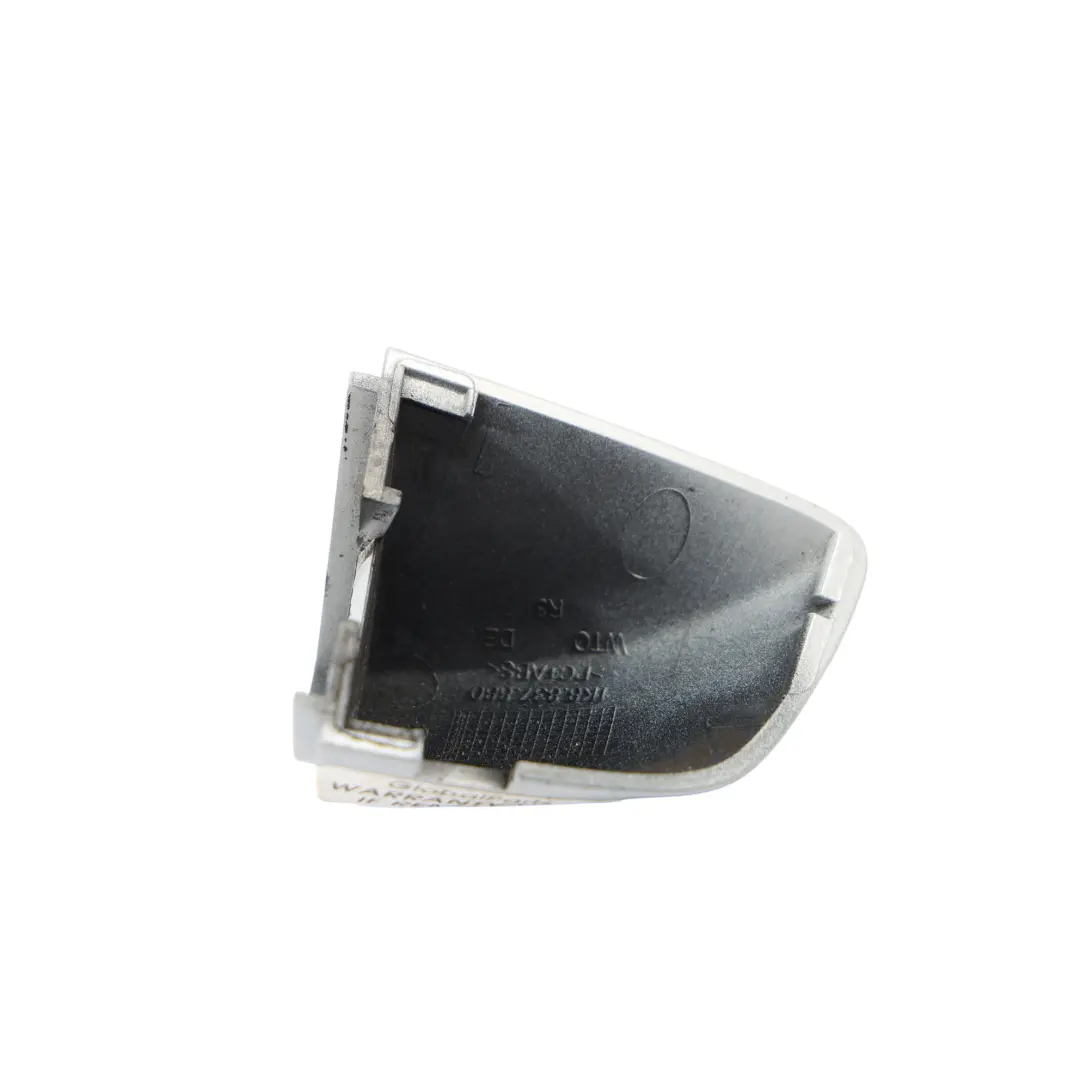 VW Golf 5k Sharan 7N Front Door Handle Cap Cover Right O/S White Silver - B9Z - SKU RHD-1K8837880-WHS - Part number 1K8837880