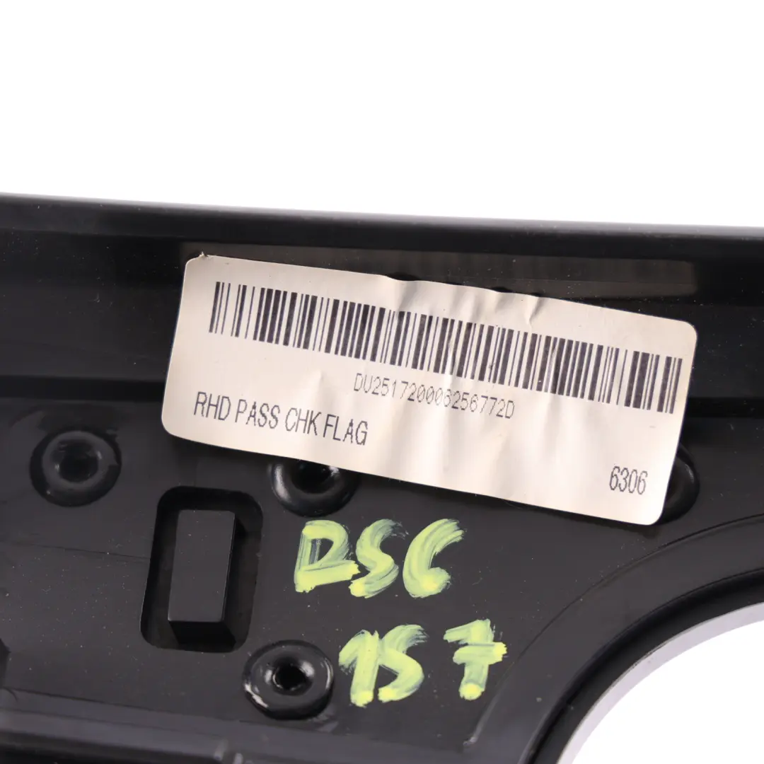 BMW MINI Cooper S R55 R56 Dashboard Panel Trim Cover Checkered - SKU RHD-2752157 - Part number 2752157