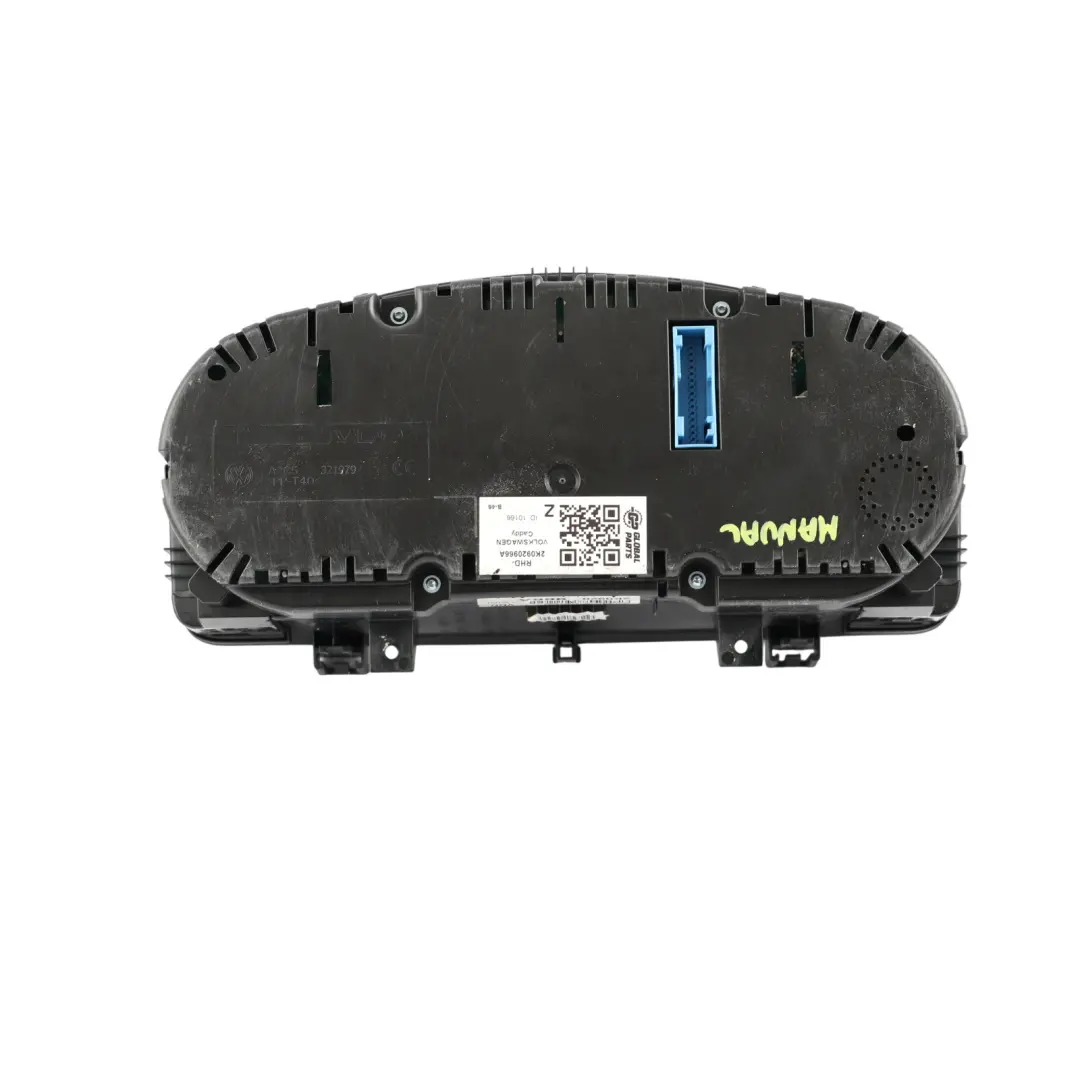 VW Volkswagen Caddy 2k Instrument Cluster Speedometer Manual Diesel - SKU RHD-2K0920966A - Part number 2K0920966A