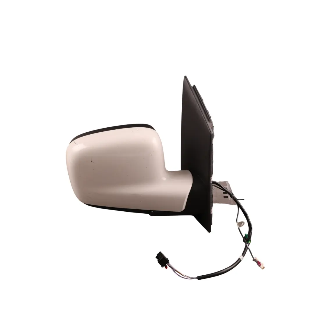 Volkswagen Caddy Mk3 Wing Mirror Door Front Right O/S Candy White - B9A - SKU RHD-2K6857508T-CAN - Part number 2K6857508T