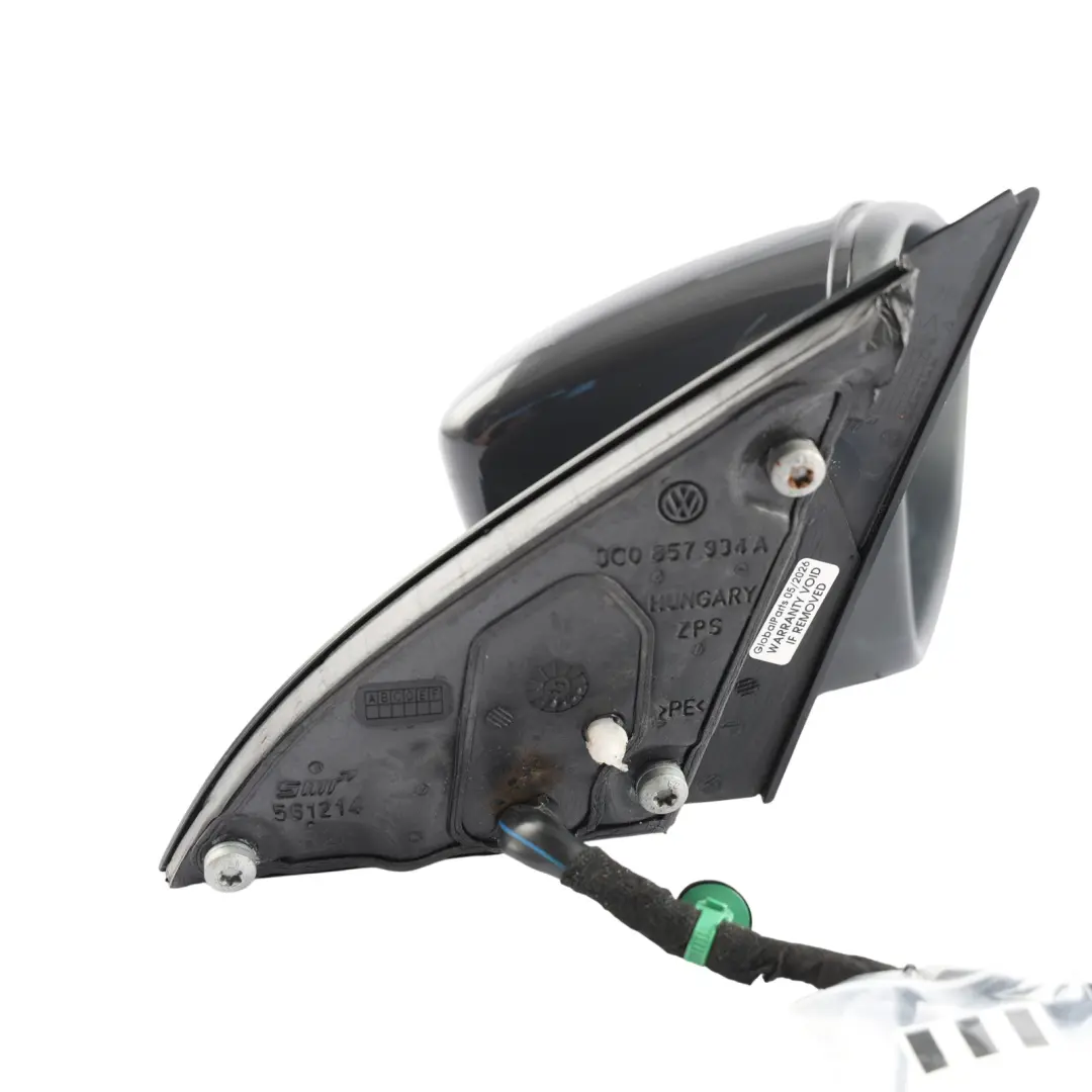 Volkswagen Passat B7 Door Wing Mirror Right O/S Electric Heated Urano Grey - I7F - SKU RHD-3AC857508F-URG - Part number 3AC857508F