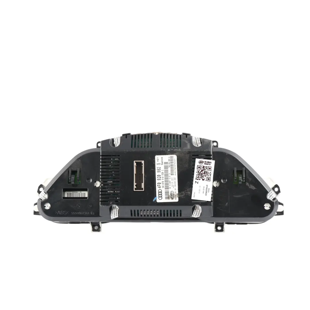Instrument Cluster Speedo Clocks Petrol Manual Gearbox to Audi A6 C6 with Part number 4F0920982S Audi A6 C6 Instrument Cluster Speedo Clocks Petrol Manual Gearbox - SKU RHD-4F0920982S - Part number 4F0920982S