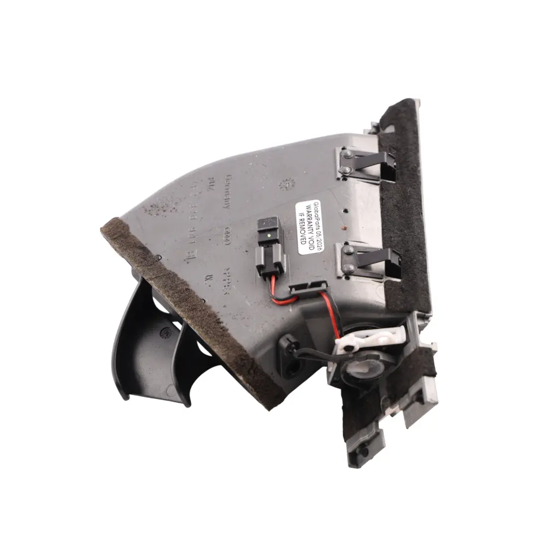 Audi A6 4F C6 Dashboard Air Vent Left Outlet N/S Chrome Silver - SKU RHD-4F2820901B - Part number 4F2820901B
