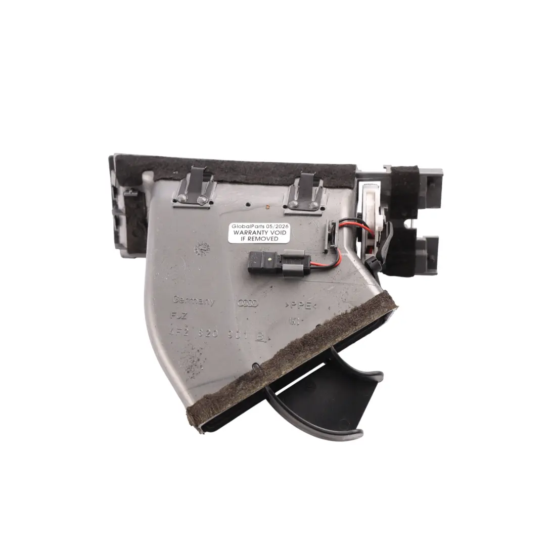 Audi A6 4F C6 Dashboard Air Vent Left Outlet N/S Chrome Silver - SKU RHD-4F2820901B - Part number 4F2820901B