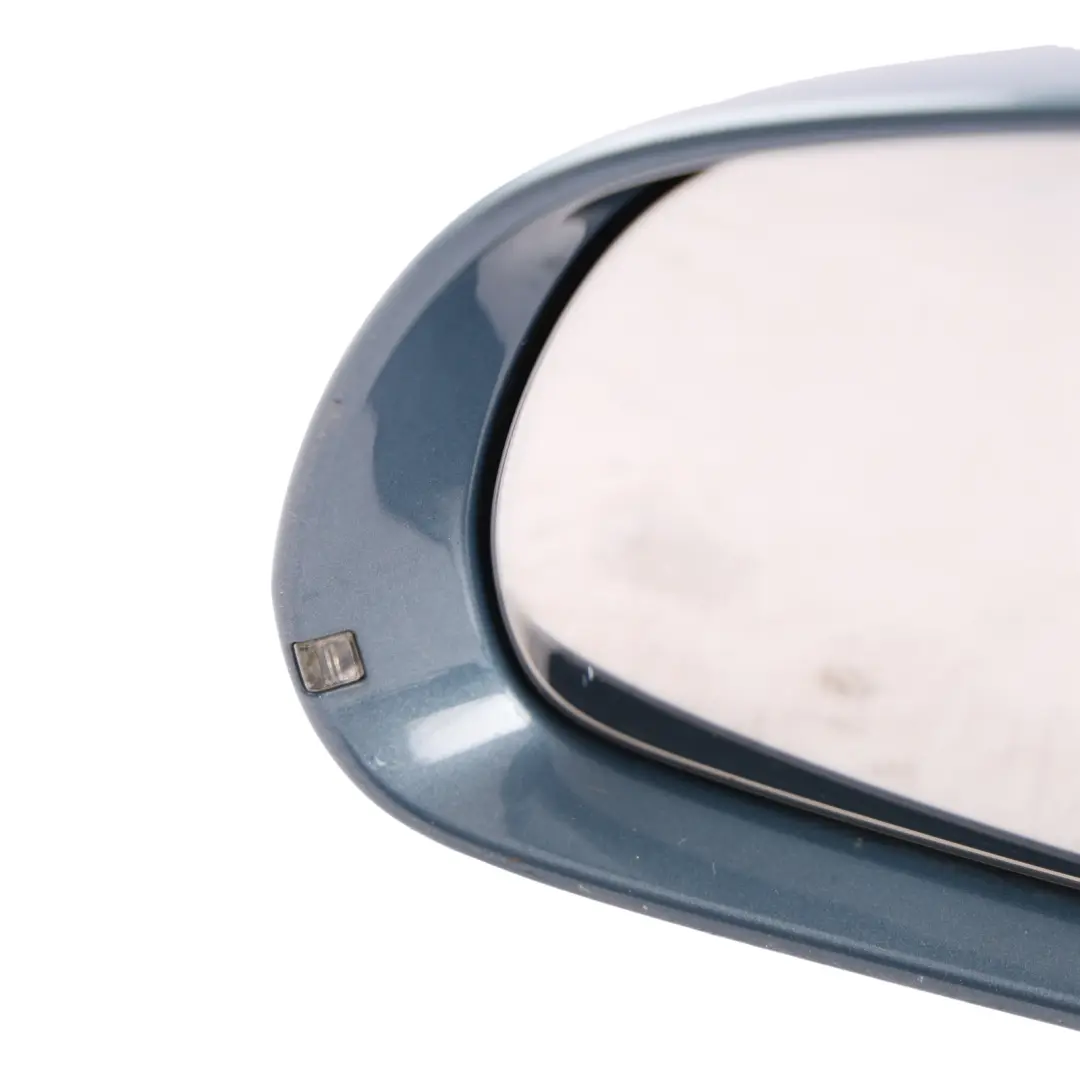 Audi A6 C6 Door Wing Mirror Left N/S Polar Blue Metallic - X5Y - SKU RHD-4F2857409AK-PBM - Part number 4F2857409AK