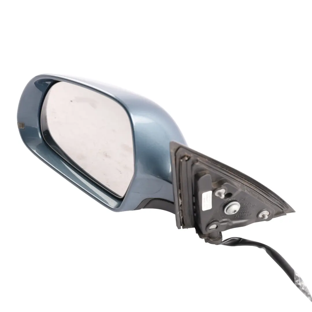 Door Wing Mirror Left N/S Polar Blue Metallic - X5Y to Audi A6 C6 with Part number 4F2857409AK Audi A6 C6 Door Wing Mirror Left N/S Polar Blue Metallic - X5Y - SKU RHD-4F2857409AK-PBM - Part number 4F2857409AK