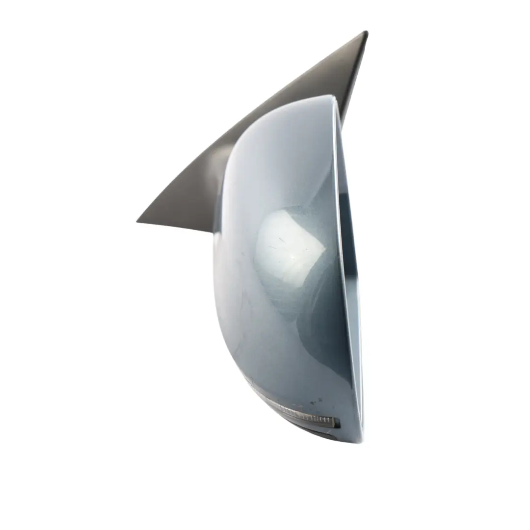 Audi A6 C6 Door Wing Mirror Left N/S Polar Blue Metallic - X5Y - SKU RHD-4F2857409AK-PBM - Part number 4F2857409AK