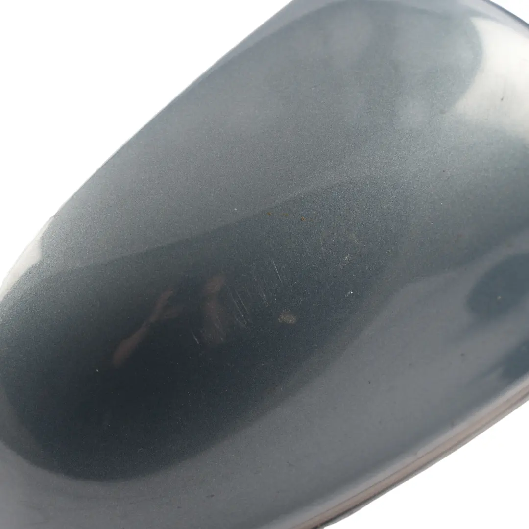 Audi A6 C6 Wing Mirror Door Electric Right O/S Polar Blue X5Y - SKU RHD-4F2857410AK-PBM - Part number 4F2857410AK