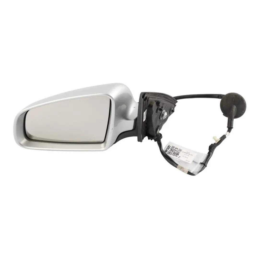 Audi A6 C6 Wing Mirror Power Fold Left N/S Light Silver - Y7W - SKU RHD-4F2858531K-LS1 - Part number 4F2858531K