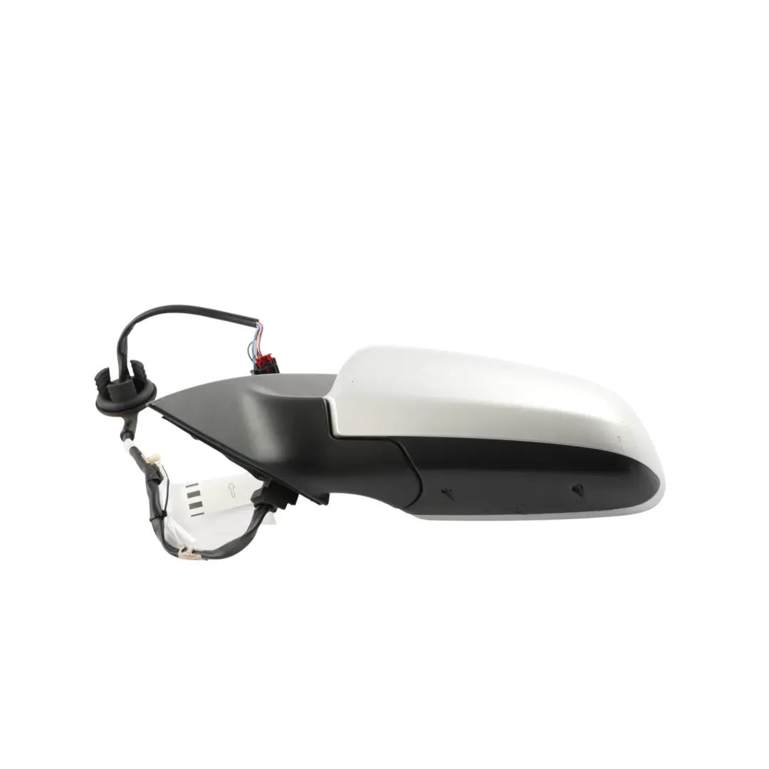 Audi A6 C6 Wing Mirror Power Fold Left N/S Light Silver - Y7W - SKU RHD-4F2858531K-LS1 - Part number 4F2858531K