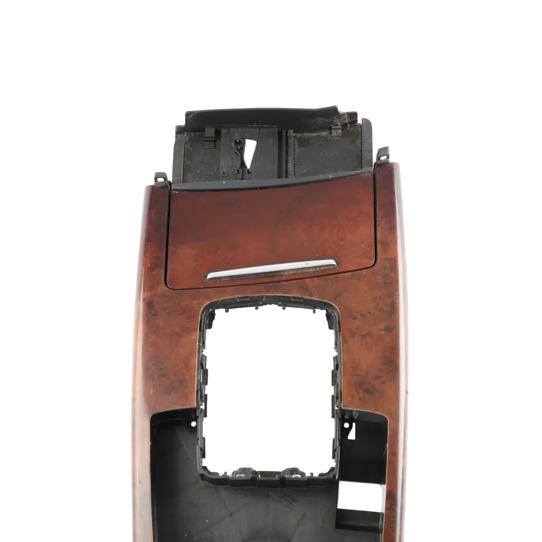 Audi A6 C6 Centre Console Base Trim Panel Surround Walnut Wood - SKU RHD-4F2864261B - Part number 4F2864261B