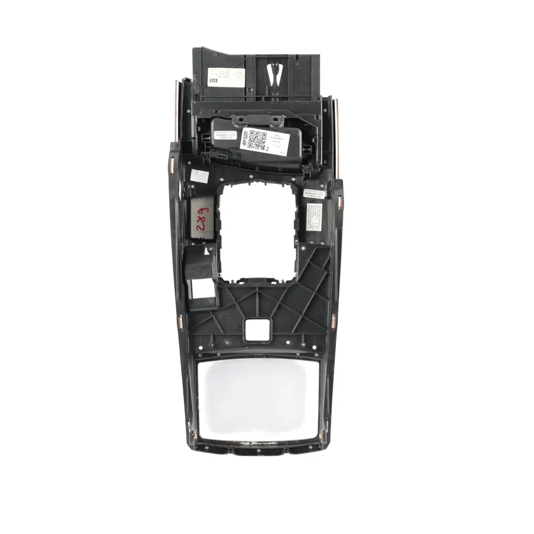 Audi A6 C6 Centre Console Base Trim Panel Surround Walnut Wood - SKU RHD-4F2864261B - Part number 4F2864261B