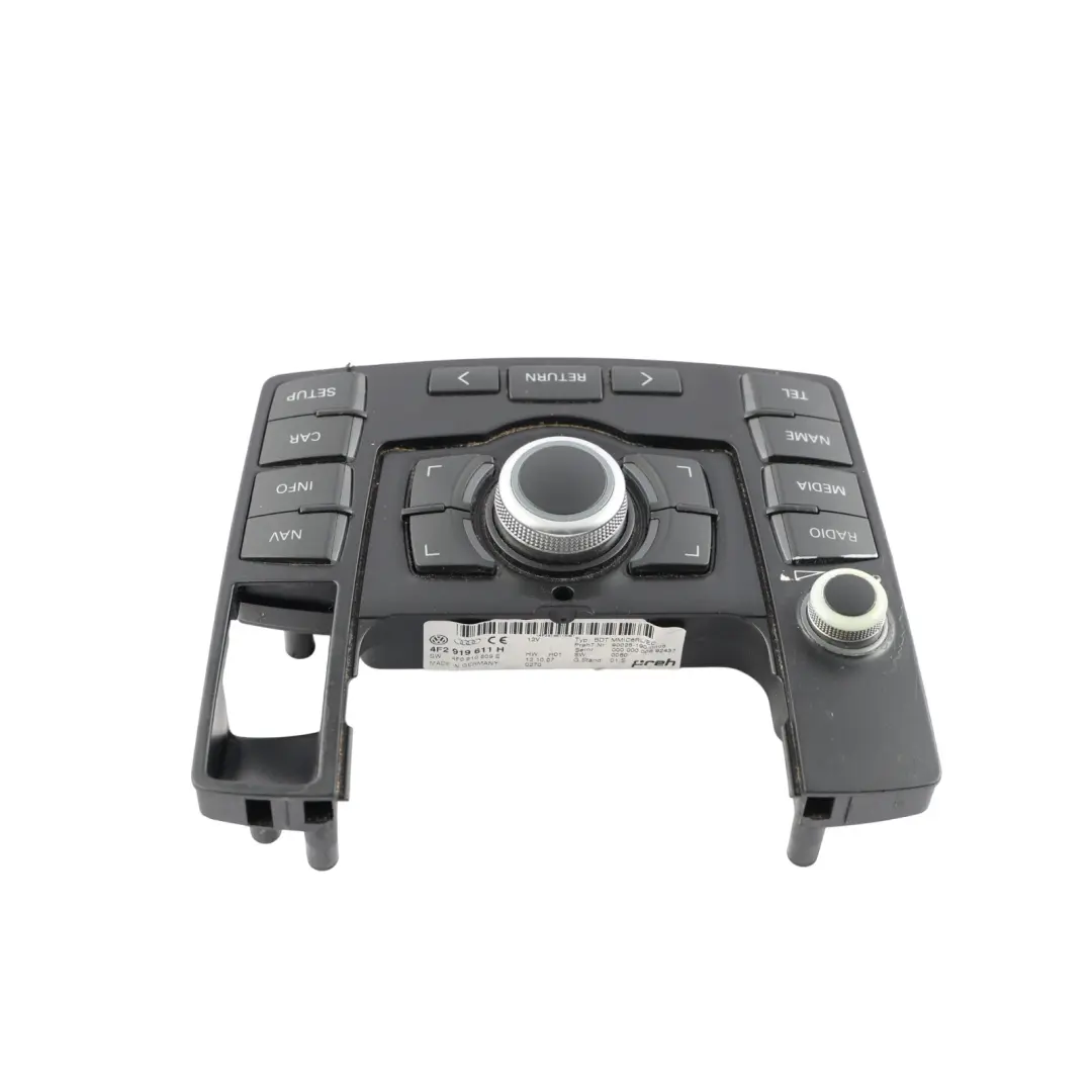 Head Unit Media Player Controller Knob Switch Panel to Audi A6 C6 with Part number 4F2919611H Audi A6 C6 Head Unit Media Player Controller Knob Switch Panel - SKU RHD-4F2919611H-2 - Part number 4F2919611H