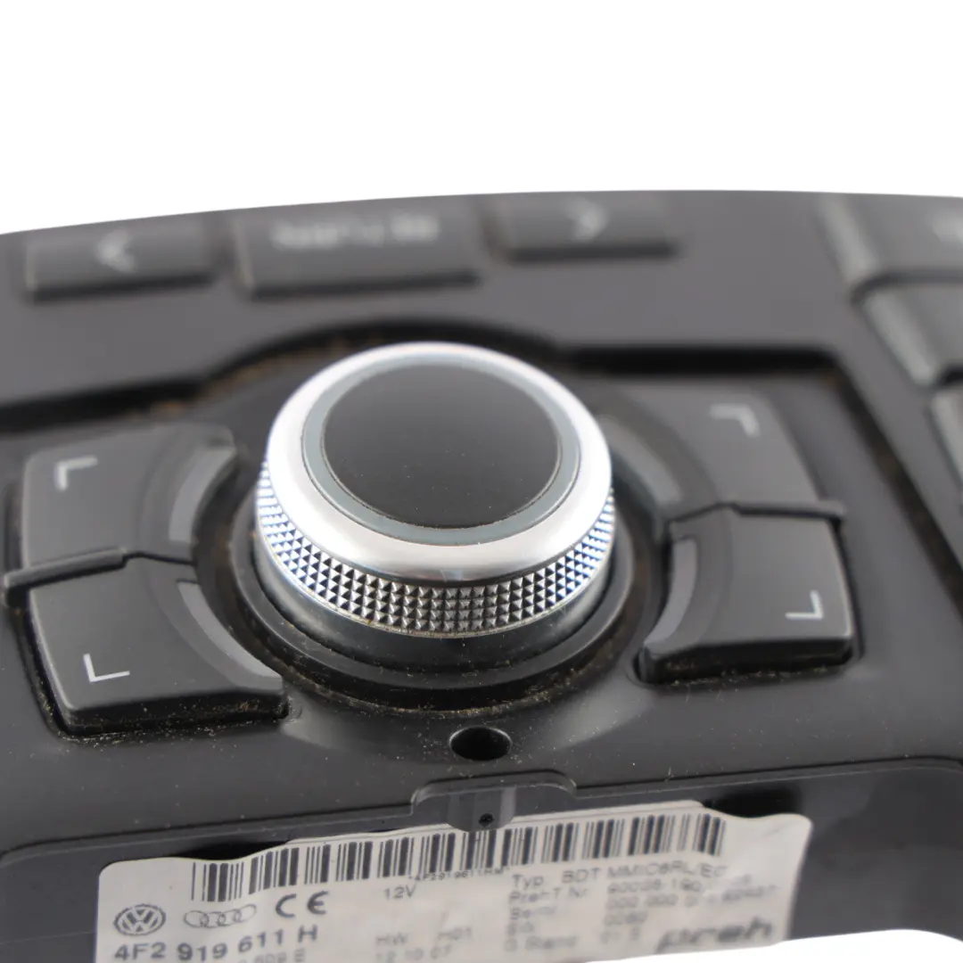 Head Unit Media Player Controller Knob Switch Panel to Audi A6 C6 with Part number 4F2919611H Audi A6 C6 Head Unit Media Player Controller Knob Switch Panel - SKU RHD-4F2919611H-2 - Part number 4F2919611H