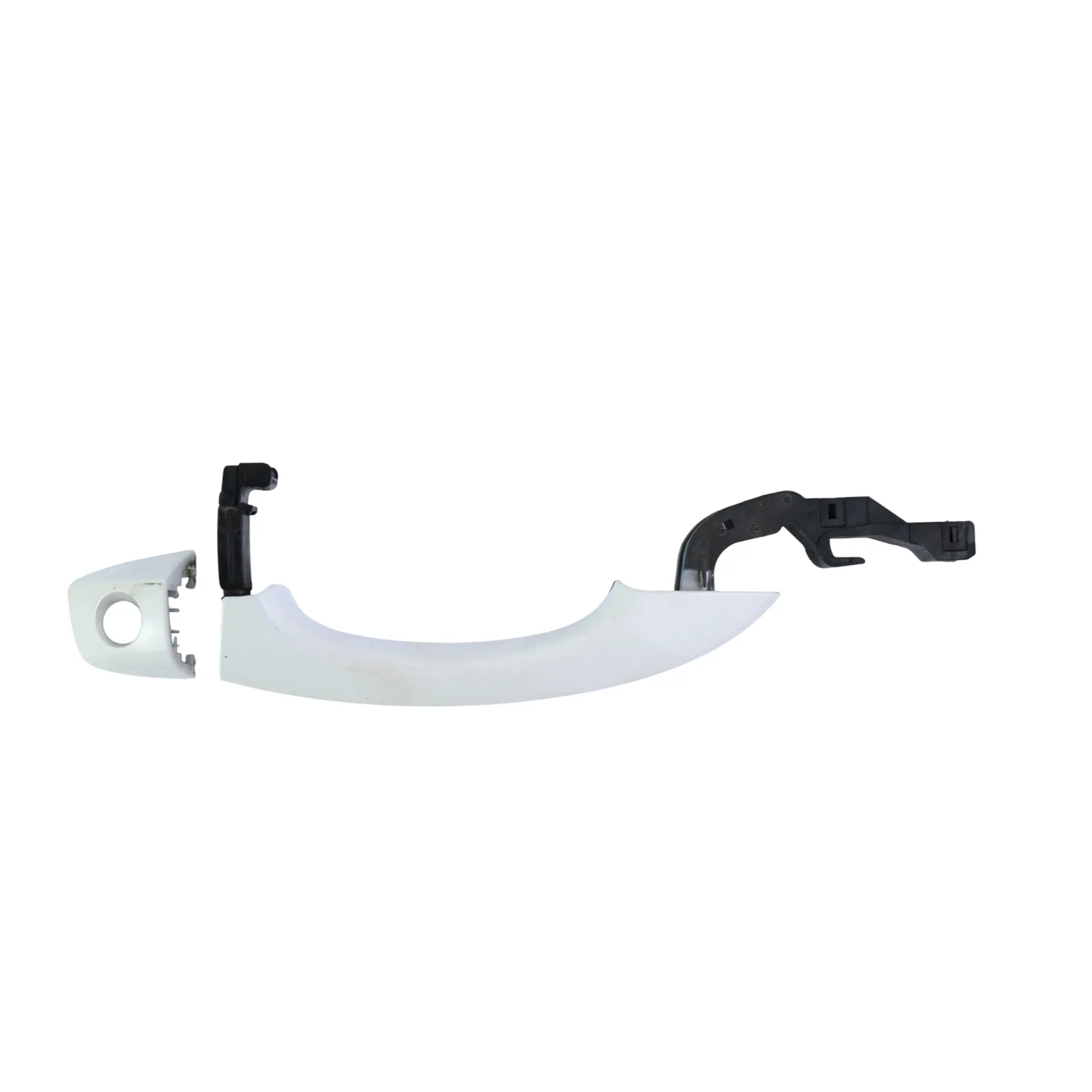 Audi A8 4H Front Door Outer Handle Pull Right O/S 4H0837206B Glacier White - S9R
