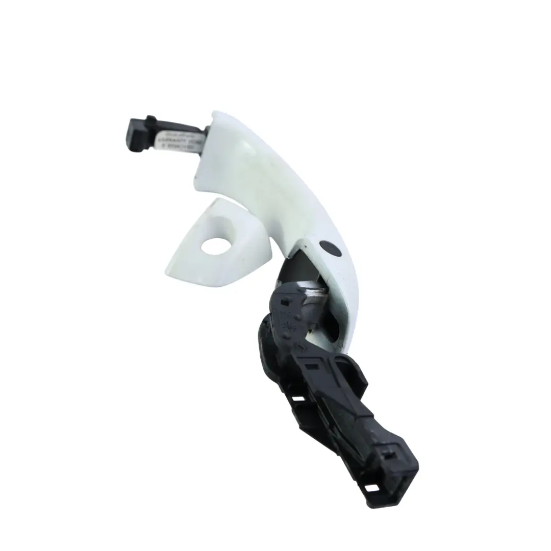 Audi A8 4H Front Door Outer Handle Pull Right O/S B Glacier White - S9R - SKU RHD-4H0837206-MGW - Part number 4H0837206
