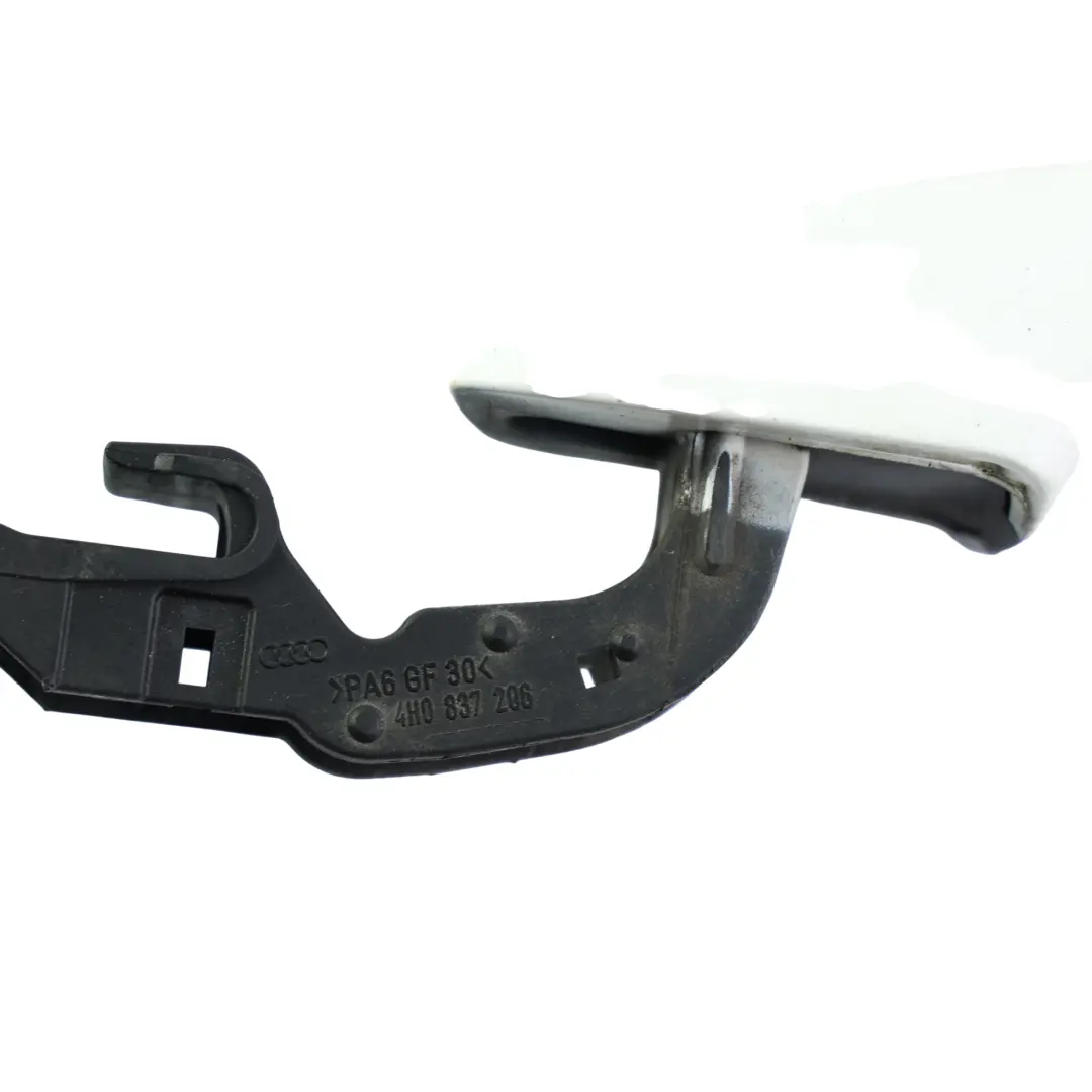 Audi A8 4H Front Door Outer Handle Pull Right O/S B Glacier White - S9R - SKU RHD-4H0837206-MGW - Part number 4H0837206
