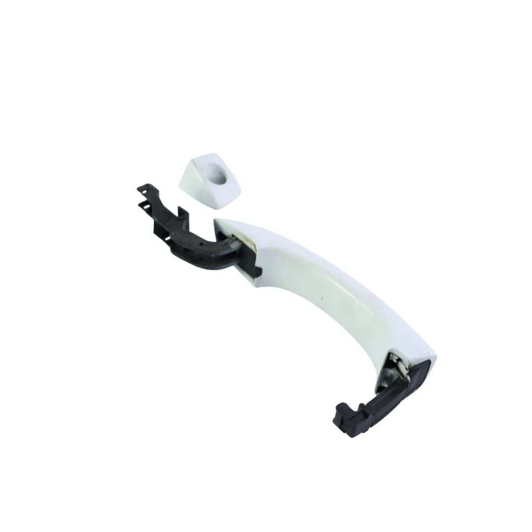 Audi A8 4H Front Door Outer Handle Pull Right O/S B Glacier White - S9R - SKU RHD-4H0837206-MGW - Part number 4H0837206