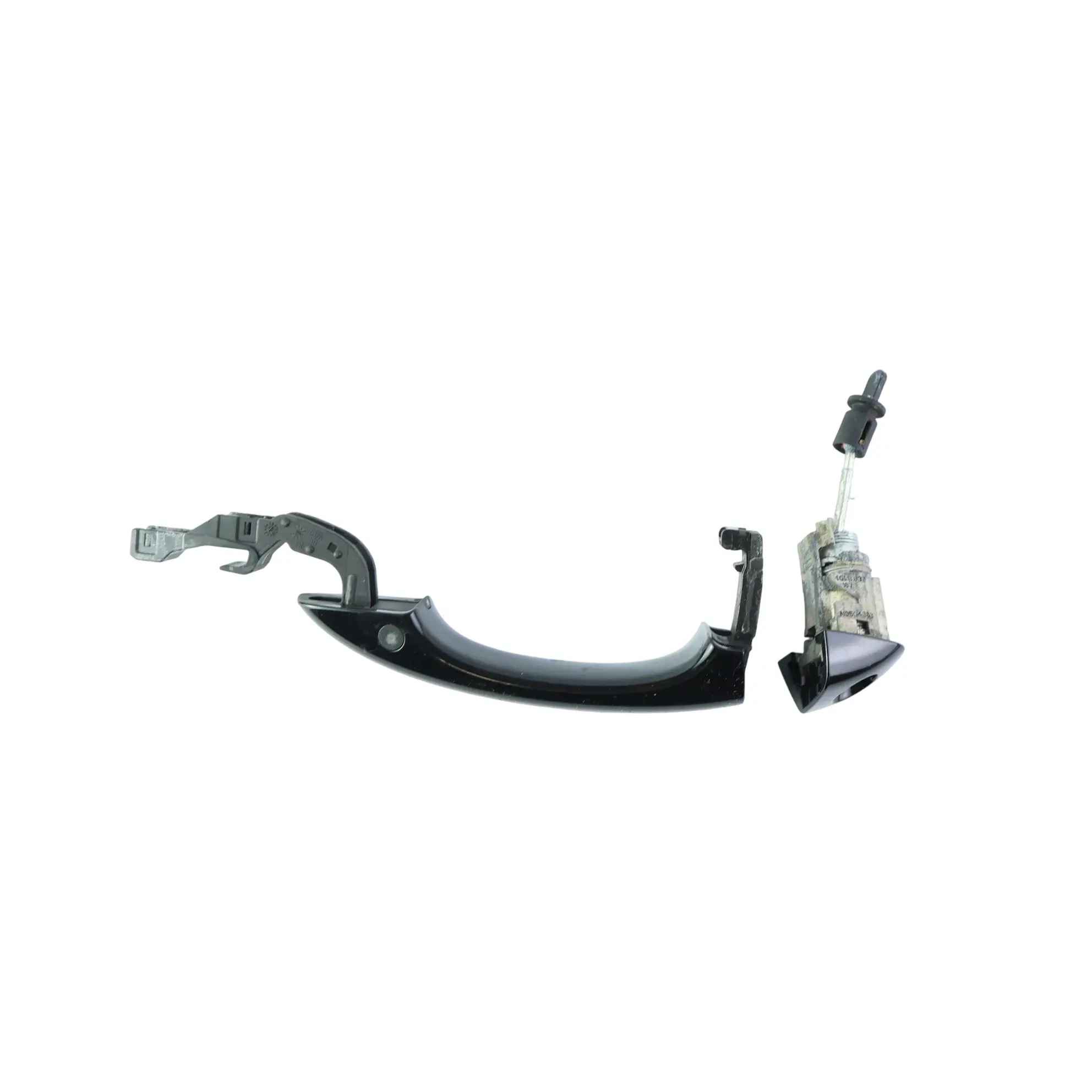 Audi A6 C7 Outer Door Handle Pull Front Right O/S 4H0837206B Brilliant Black Y9B