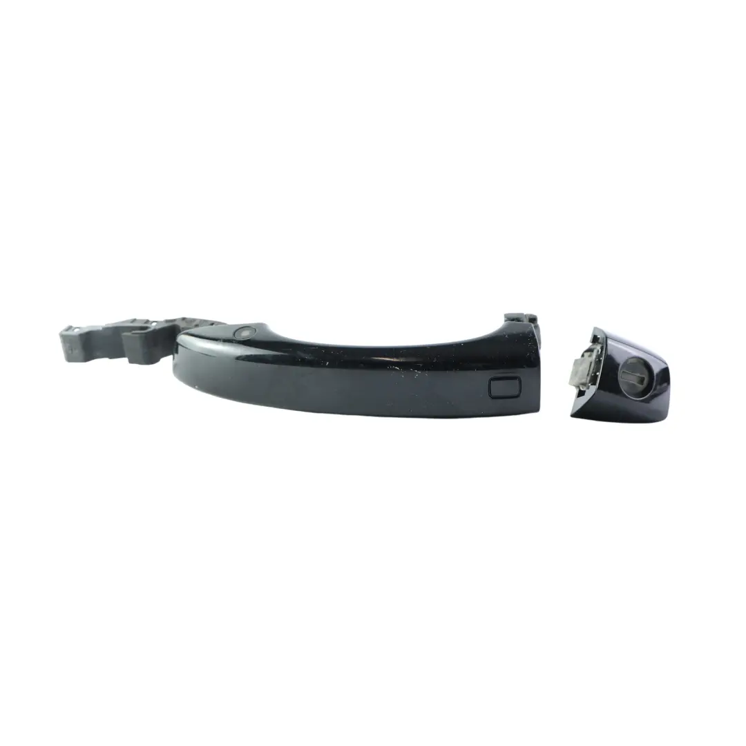 Audi A6 C7 Outer Door Handle Pull Front Right O/S Brilliant Black Y9B - SKU RHD-4H0837206B-BBL - Part number 4H0837206B