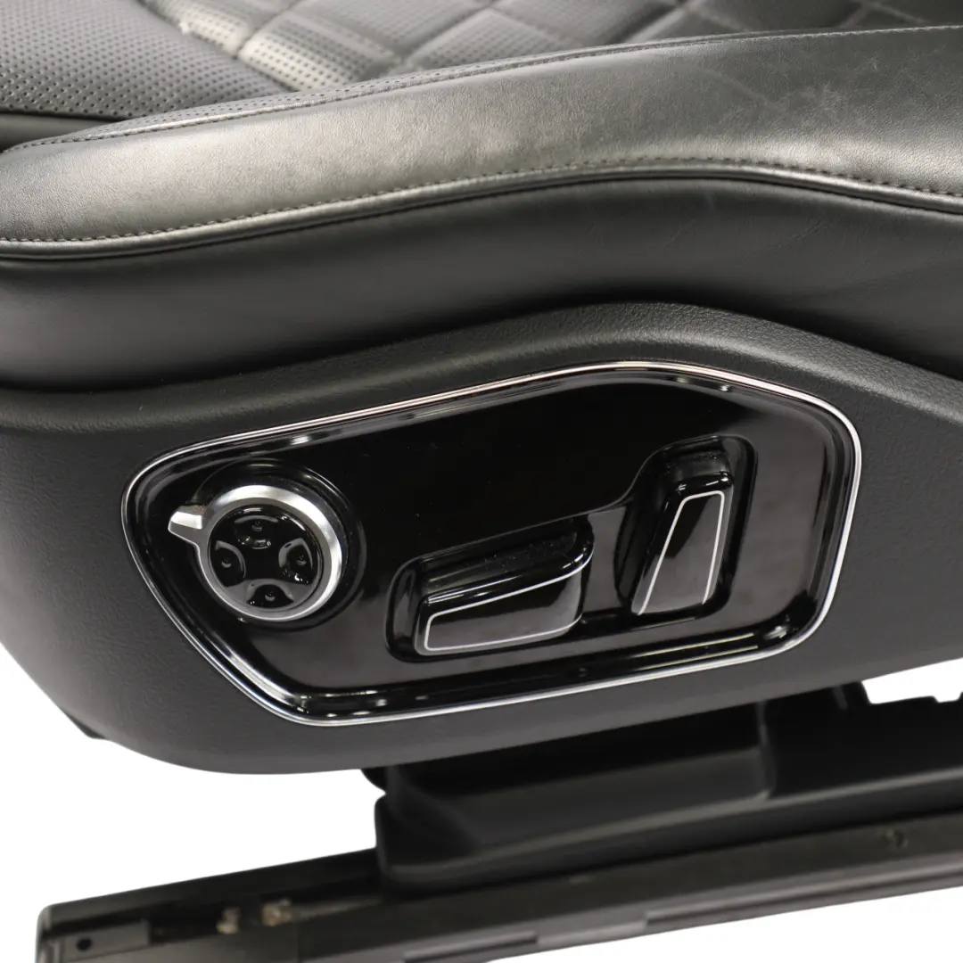 Front Left N/S Heated Memory Leather Valcona Black to Audi A8 D4 4H Comfort Seat with Part number 4H0881805C Audi A8 D4 4H Comfort Seat Front Left N/S Heated Memory Leather Valcona Black - SKU RHD-4H0881805C-1 - Part number 4H0881805C