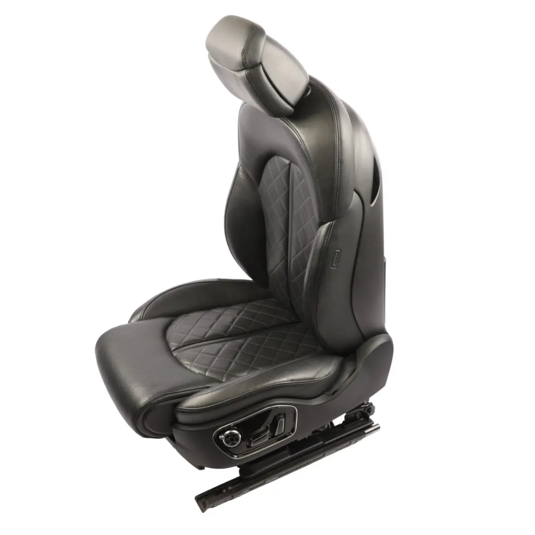 Front Left N/S Heated Memory Leather Valcona Black to Audi A8 D4 4H Comfort Seat with Part number 4H0881805C Audi A8 D4 4H Comfort Seat Front Left N/S Heated Memory Leather Valcona Black - SKU RHD-4H0881805C-1 - Part number 4H0881805C