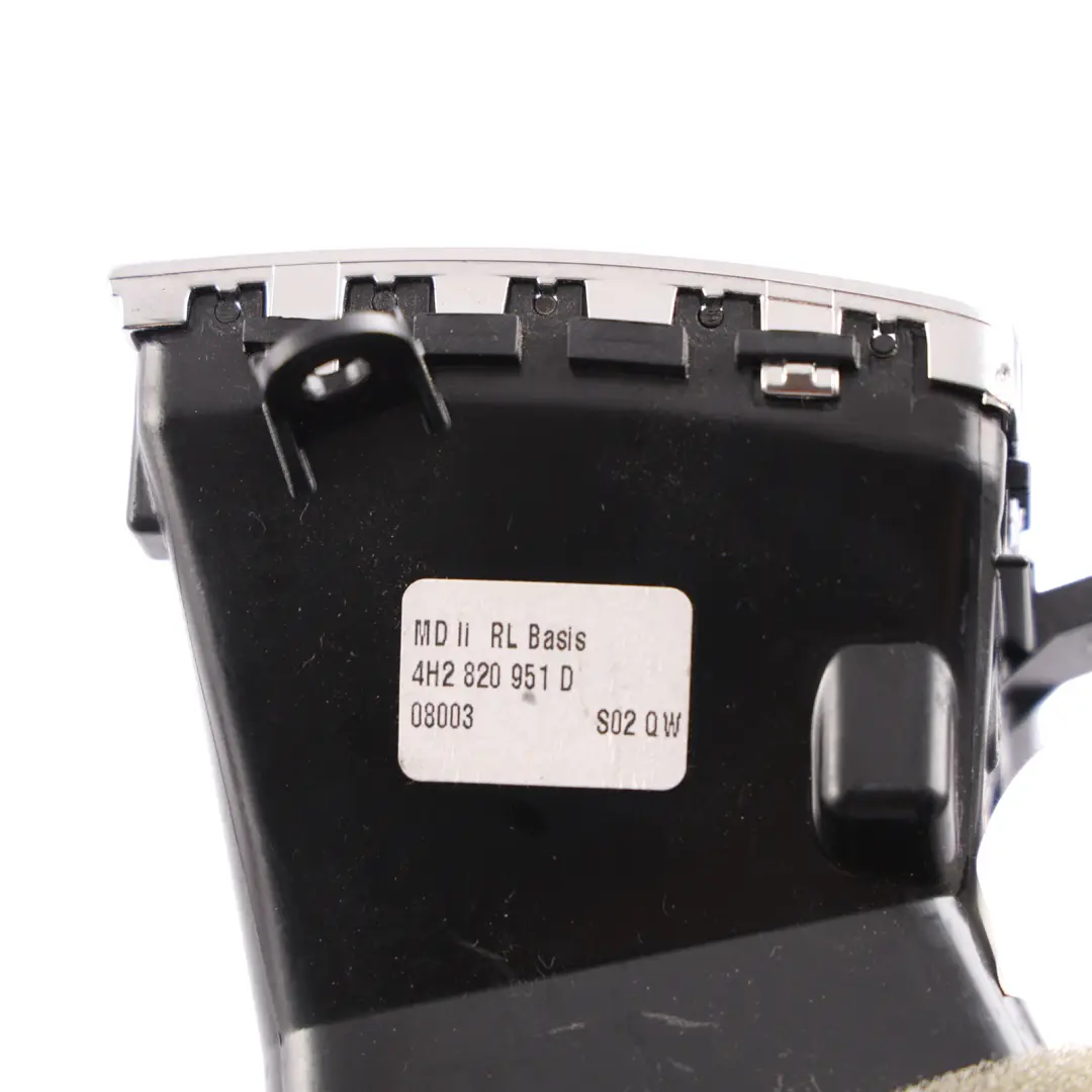 Centre Air Vent Middle Passenger's Side Left N/S 4H2820952D to Audi A8 S8 D4 Dash with Part number 4H2820951D Audi A8 S8 D4 Dash Centre Air Vent Middle Passenger's Side Left N/S 4H2820952D - SKU RHD-4H2820951D - Part number 4H2820951D