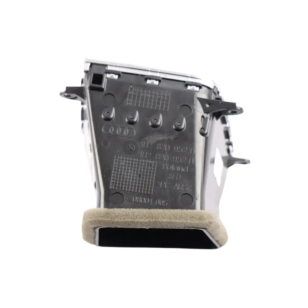 Centre Air Vent Middle Driver's Side Right O/S to Audi A8 S8 D4 Dash with Part number 4H2820952D Audi A8 S8 D4 Dash Centre Air Vent Middle Driver's Side Right O/S - SKU RHD-4H2820952D - Part number 4H2820952D