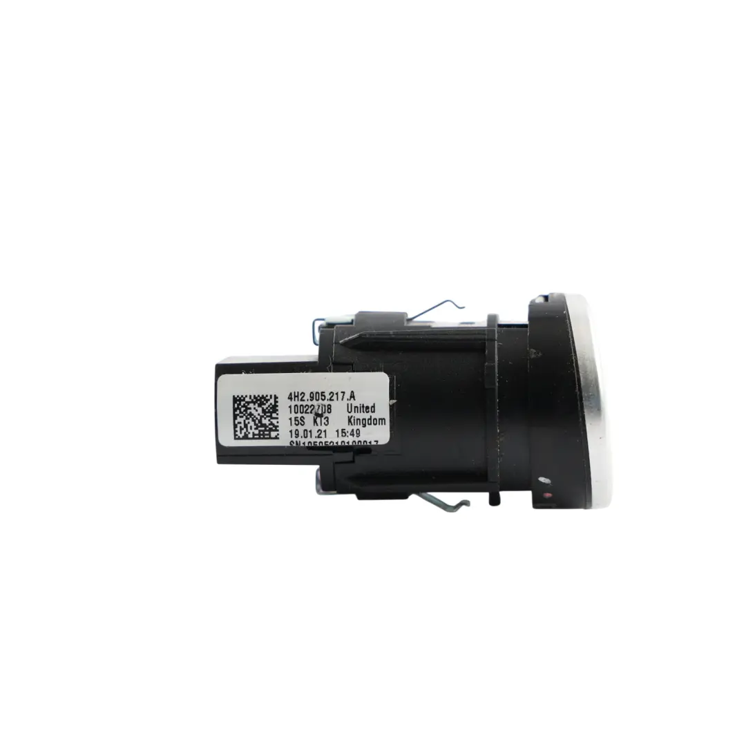 Centre Console Ignition Start/Stop Button Switch to Audi A8 D4 with Part number 4H2905217A Audi A8 D4 Centre Console Ignition Start/Stop Button Switch - SKU RHD-4H2905217A - Part number 4H2905217A