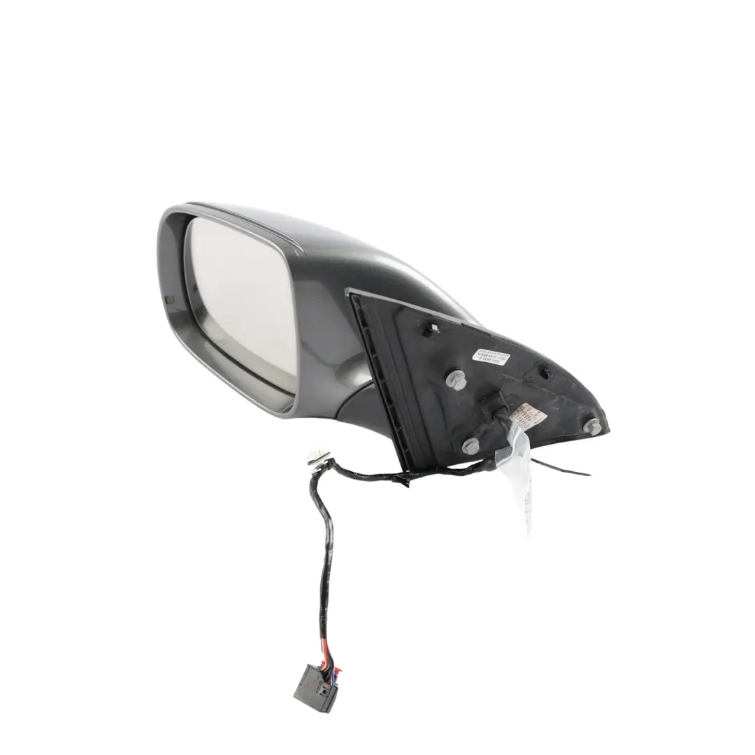 Audi Q7 4L Outer Wing Mirror Heated Left N/S Daytona Grey Pearl Effect - Z7S - SKU RHD-4L2857409AK-DGR1 - Part number 4L2857409AK