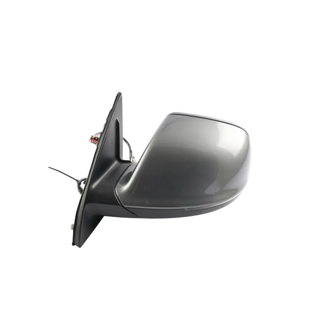 Audi Q7 4L Outer Wing Mirror Heated Left N/S Daytona Grey Pearl Effect - Z7S - SKU RHD-4L2857409AK-DGR1 - Part number 4L2857409AK