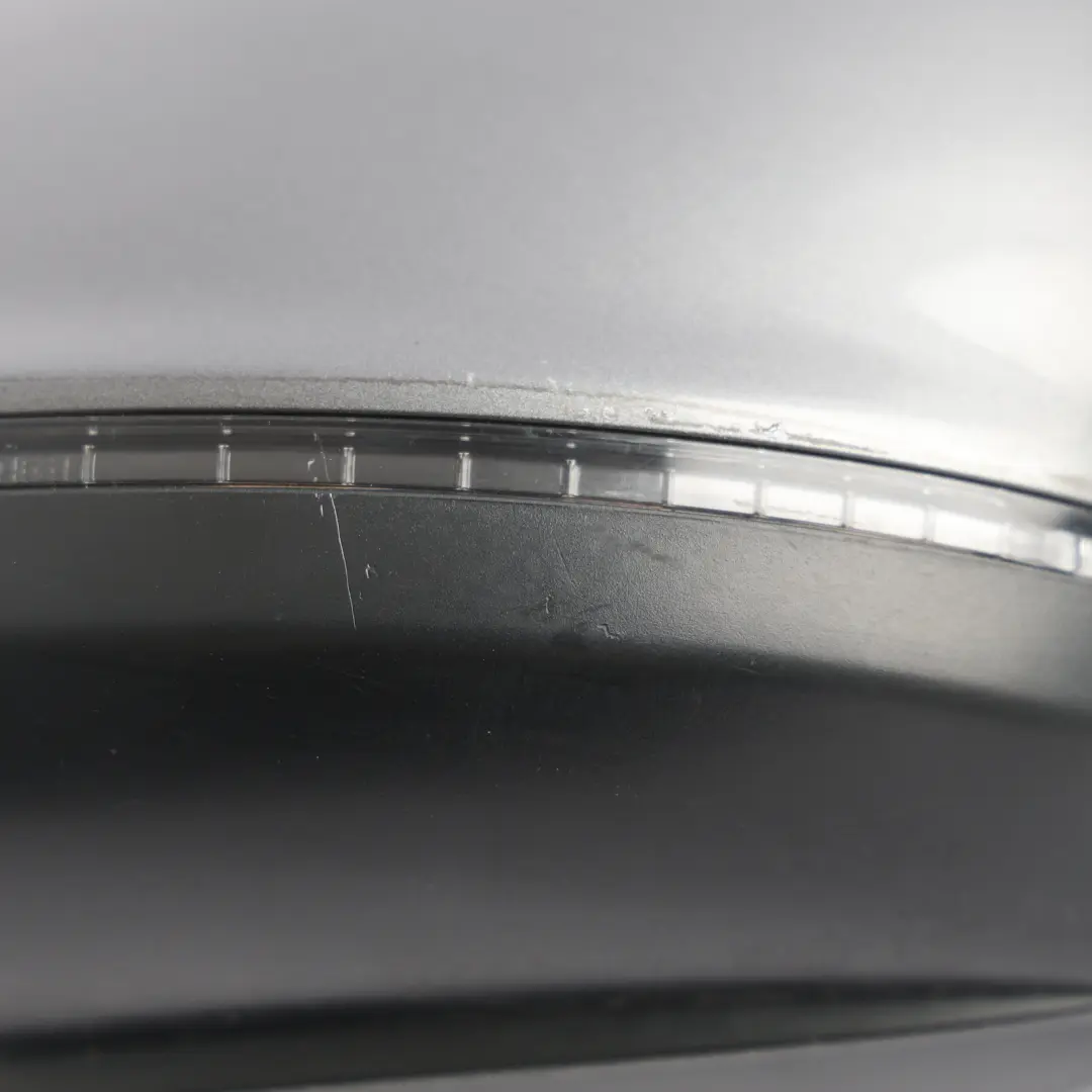 Audi Q7 4L Outer Wing Mirror Heated Left N/S Daytona Grey Pearl Effect - Z7S - SKU RHD-4L2857409AK-DGR1 - Part number 4L2857409AK