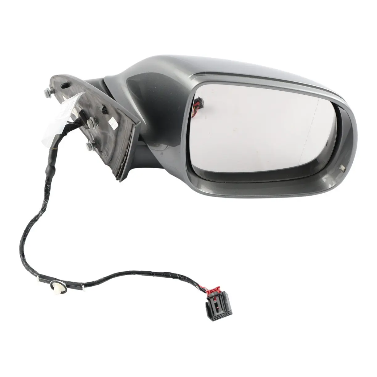 Audi Q7 4L Outer Wing Mirror Heated Right O/S Daytona Grey Pearl Effect - Z7S