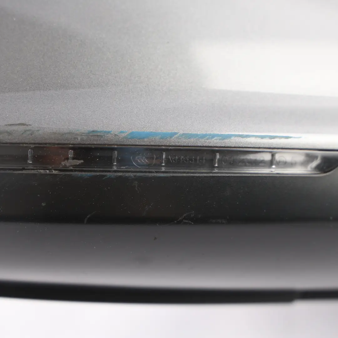 Audi Q7 4L Outer Wing Mirror Heated Right O/S Daytona Grey Pearl Effect - Z7S - SKU RHD-4L2857410S-DGR1 - Part number 4L2857410S