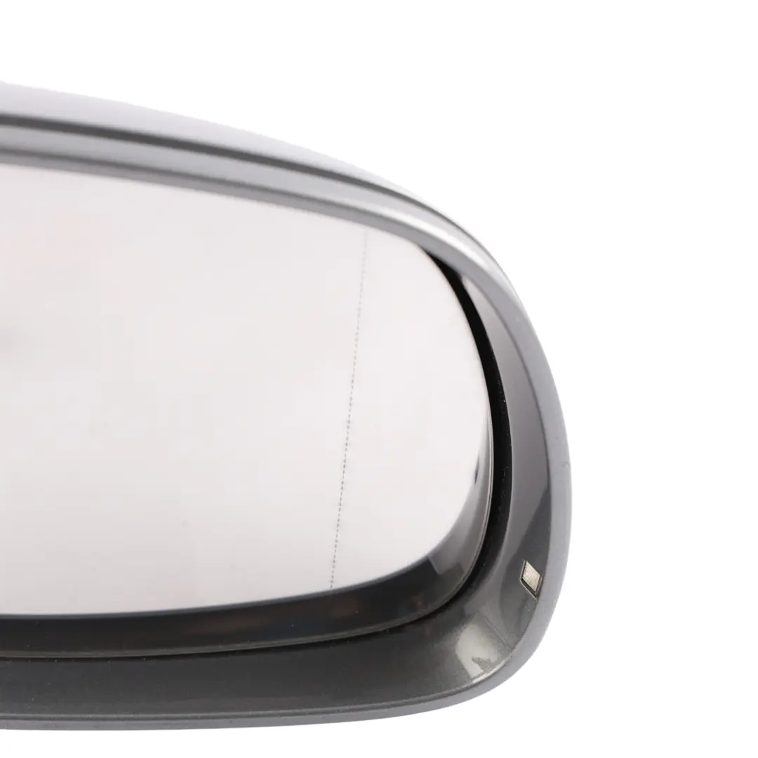 Audi Q7 4L Outer Wing Mirror Heated Right O/S Daytona Grey Pearl Effect - Z7S - SKU RHD-4L2857410S-DGR1 - Part number 4L2857410S