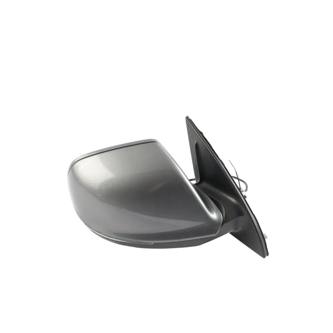 Audi Q7 4L Outer Wing Mirror Heated Right O/S Daytona Grey Pearl Effect - Z7S - SKU RHD-4L2857410S-DGR1 - Part number 4L2857410S