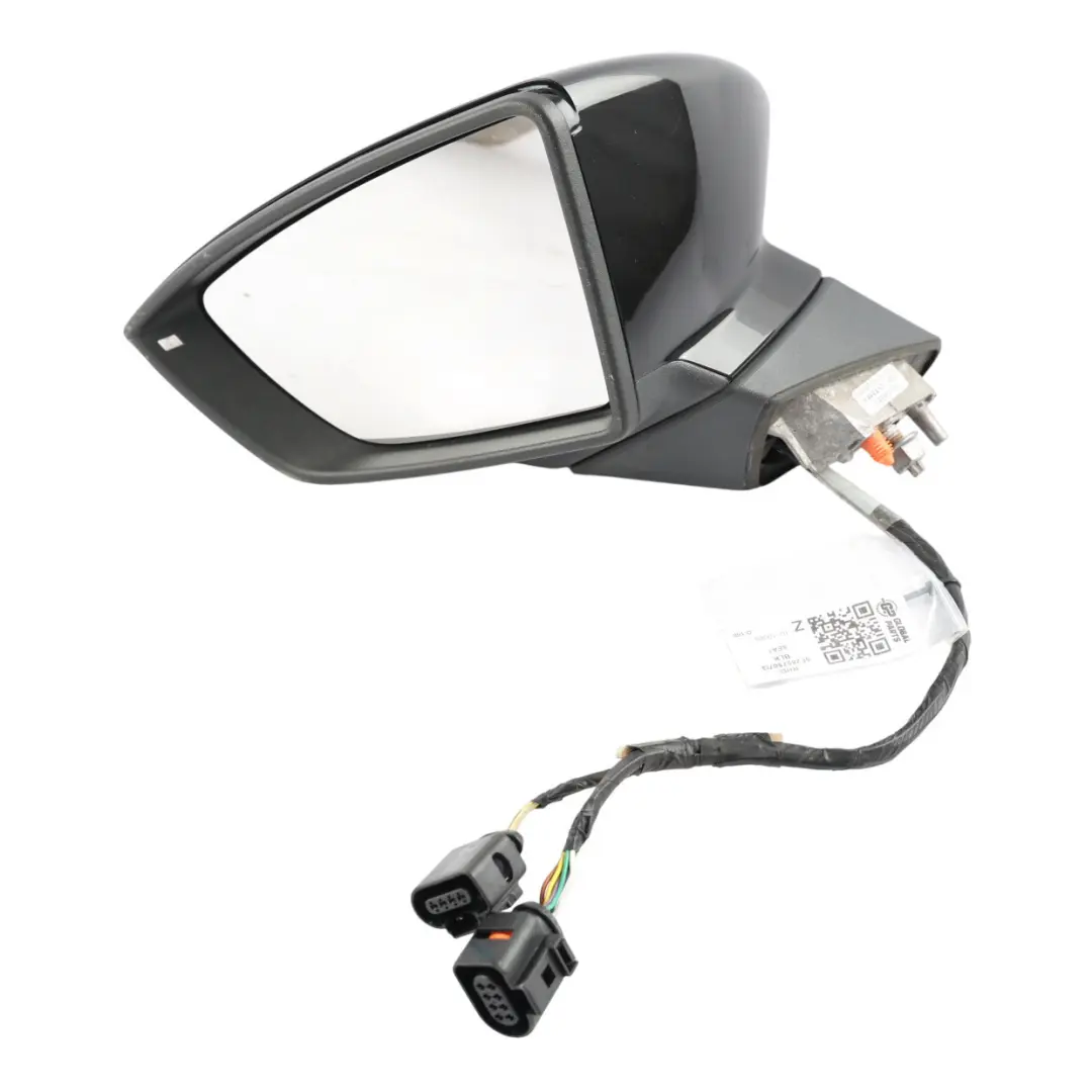 Seat Leon Cupra 5F Front Side View Wing Mirror Left N/S Black - SKU RHD-5F2857507Q-BLK - Part number 5F2857507Q