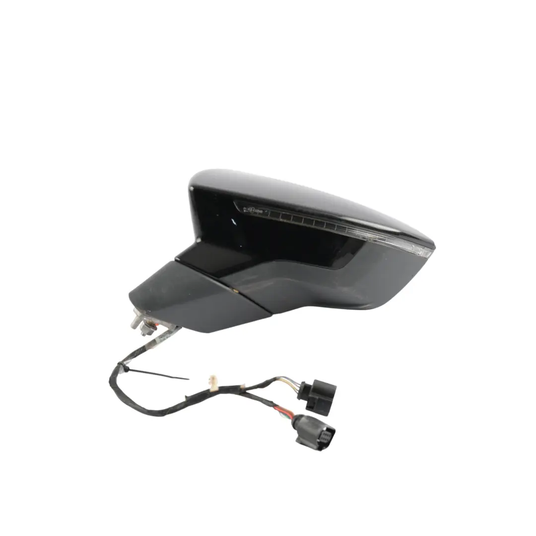 5F Front Side View Wing Mirror Left N/S Black to Seat Leon Cupra with Part number 5F2857507Q Seat Leon Cupra 5F Front Side View Wing Mirror Left N/S Black - SKU RHD-5F2857507Q-BLK - Part number 5F2857507Q