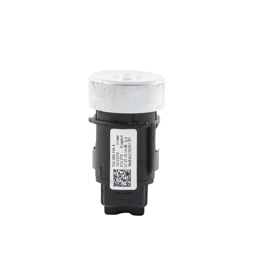 Audi A3 8V VW Golf Mk7 Start Stop Aluminium Switch Button Unit - SKU RHD-5G2959839A-1 - Part number 5G2959839A