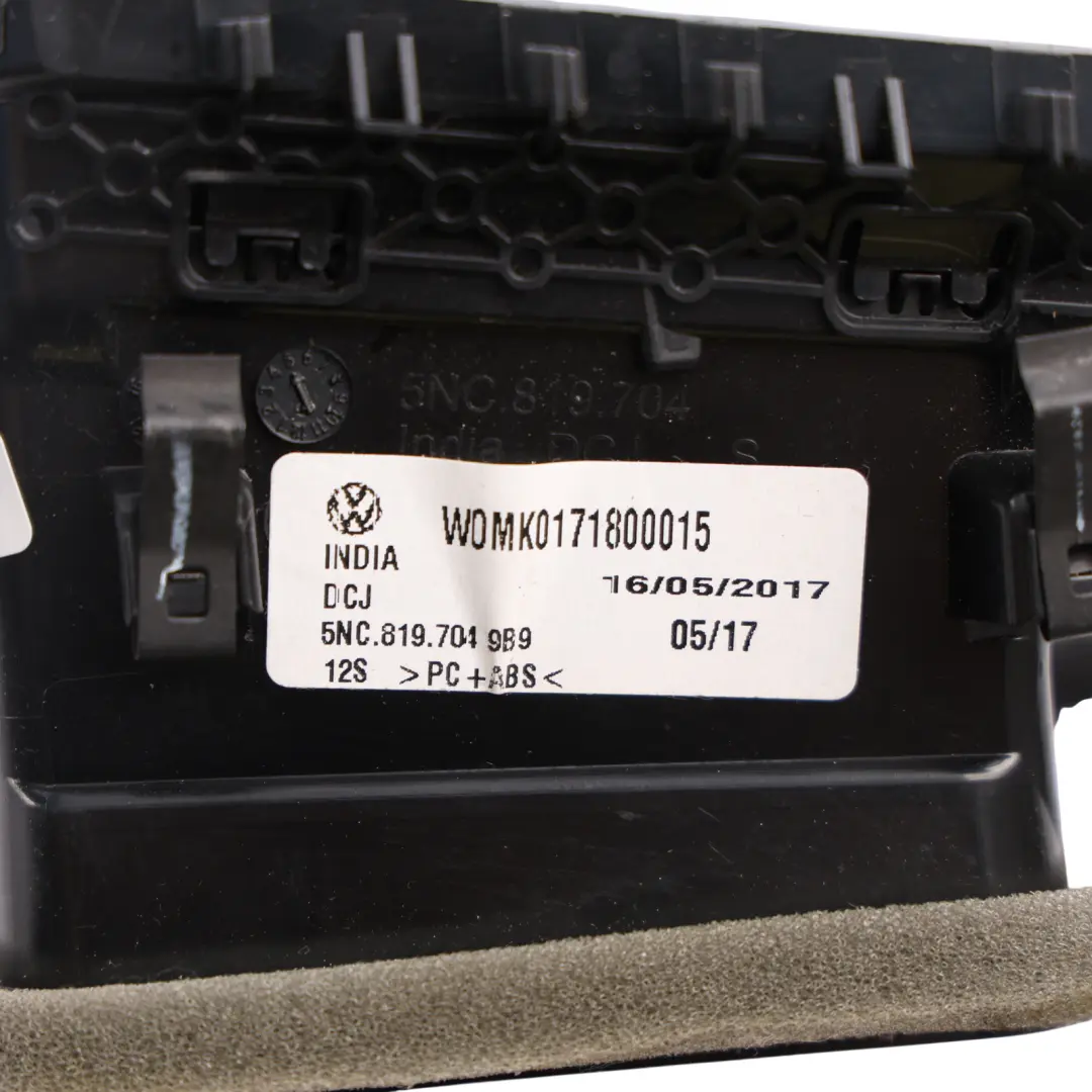 Volkswagen Tiguan Mk2 Dashboard Dash Air Vent Right O/S - SKU RHD-5NC819704-1 - Part number 5NC819704