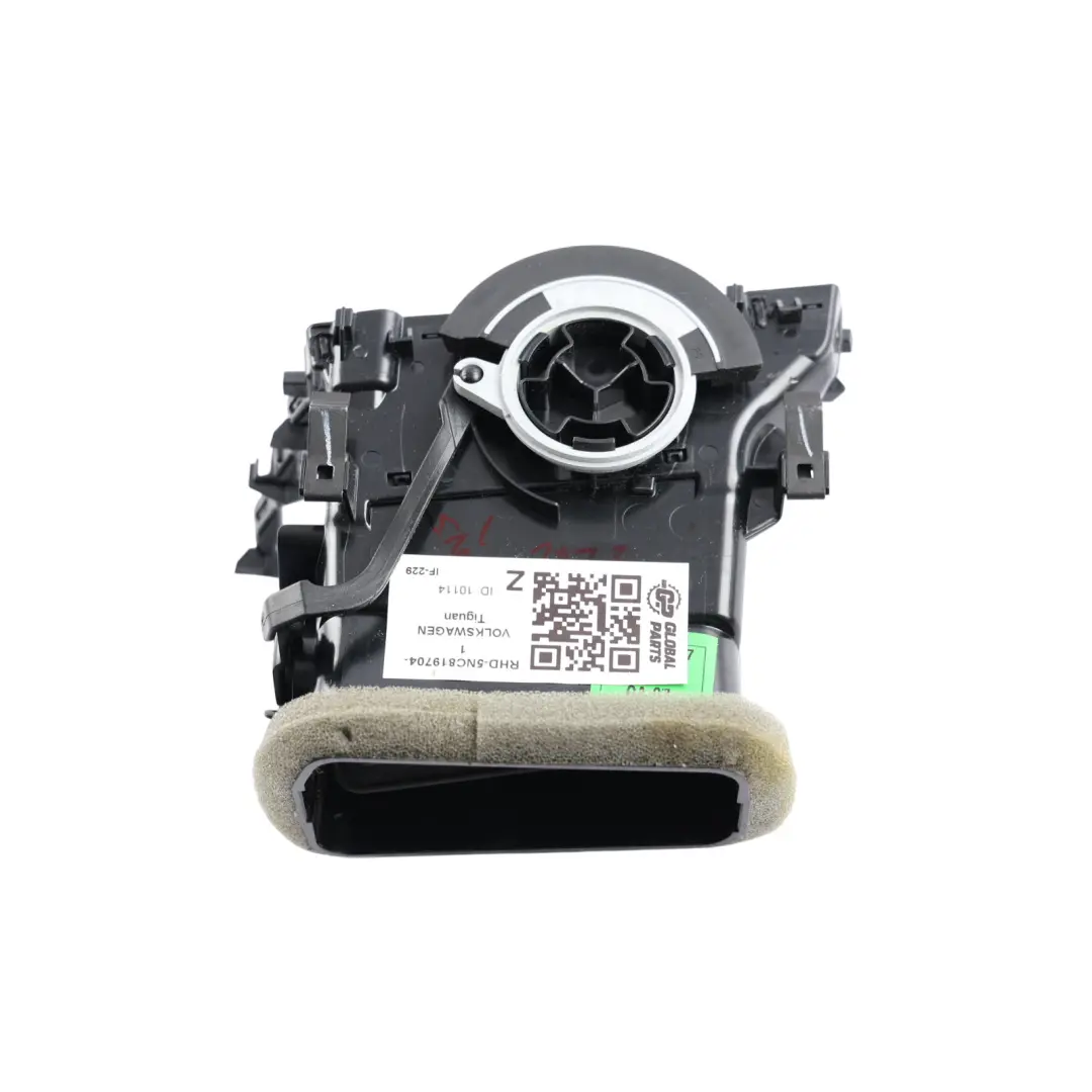 Mk2 Dashboard Dash Air Vent Right O/S to Volkswagen Tiguan with Part number 5NC819704 Volkswagen Tiguan Mk2 Dashboard Dash Air Vent Right O/S - SKU RHD-5NC819704-1 - Part number 5NC819704